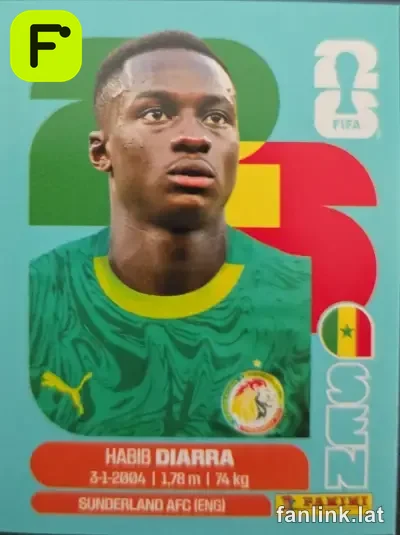 Habib Diarra #SEN12 — Lámina Panini FIFA World Cup 2026