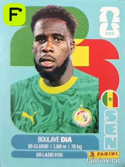 Boulaye Dia #SEN17 — Lámina Panini FIFA World Cup 2026