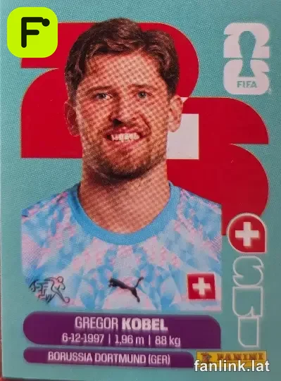 Gregor Kobel #SUI2 — Lámina Panini FIFA World Cup 2026