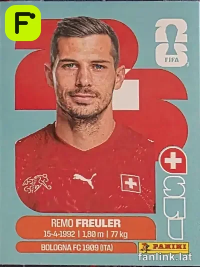 Remo Freuler #SUI11 — Lámina Panini FIFA World Cup 2026