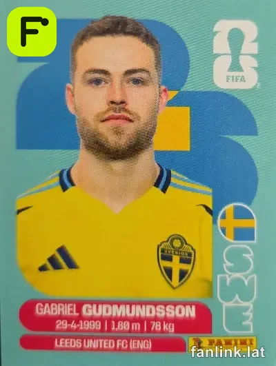Gabriel Gudmundsson #SWE4 — Lámina Panini FIFA World Cup 2026