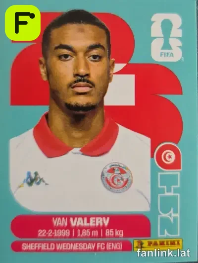 Van Valery #TUN4 — Lámina Panini FIFA World Cup 2026