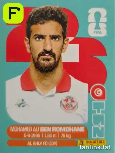 Mohamed Ali Ben Romdhane #TUN12 — Lámina Panini FIFA World Cup 2026