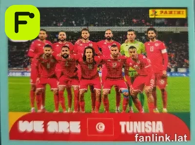 Team Photo #TUN13 — Lámina Panini FIFA World Cup 2026