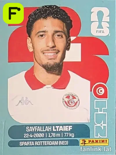 Sayfallah Ltaief #TUN19 — Lámina Panini FIFA World Cup 2026