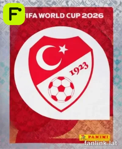Emblem #TUR1 — Lámina Panini FIFA World Cup 2026