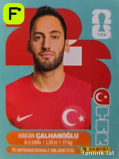 Hakan Calhanoglu #TUR11 — Lámina Panini FIFA World Cup 2026