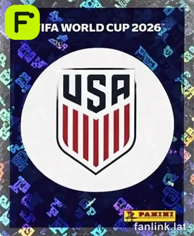 Emblem #USA1 — Lámina Panini FIFA World Cup 2026
