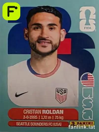 Christian Roldan #USA11 — Lámina Panini FIFA World Cup 2026