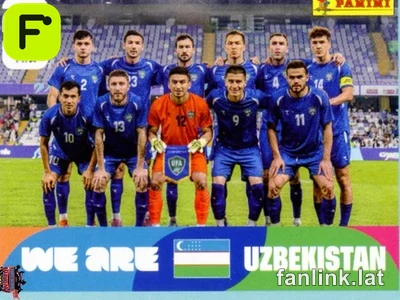 Team Photo #UZB13 — Lámina Panini FIFA World Cup 2026