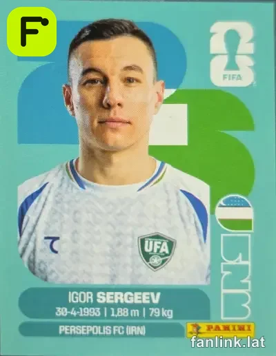 Igor Sergeev #UZB19 — Lámina Panini FIFA World Cup 2026