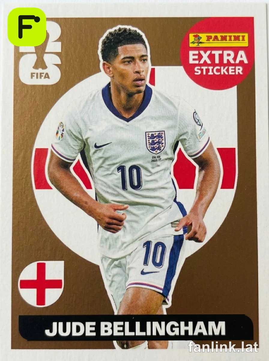 Jude Bellingham (Bronze) #EXTRA11B — Lámina Panini FIFA World Cup 2026
