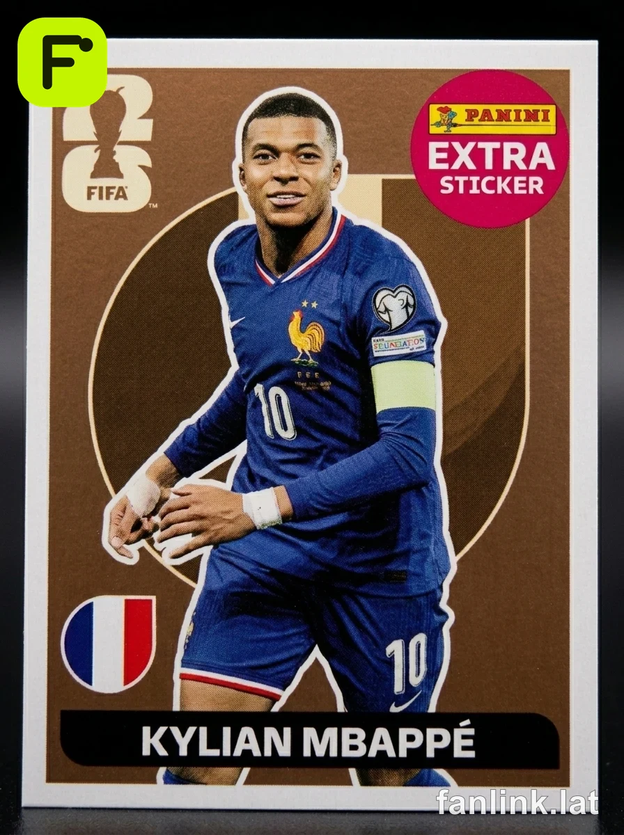Kylian Mbappé (Bronze) #EXTRA12B — Lámina Panini FIFA World Cup 2026