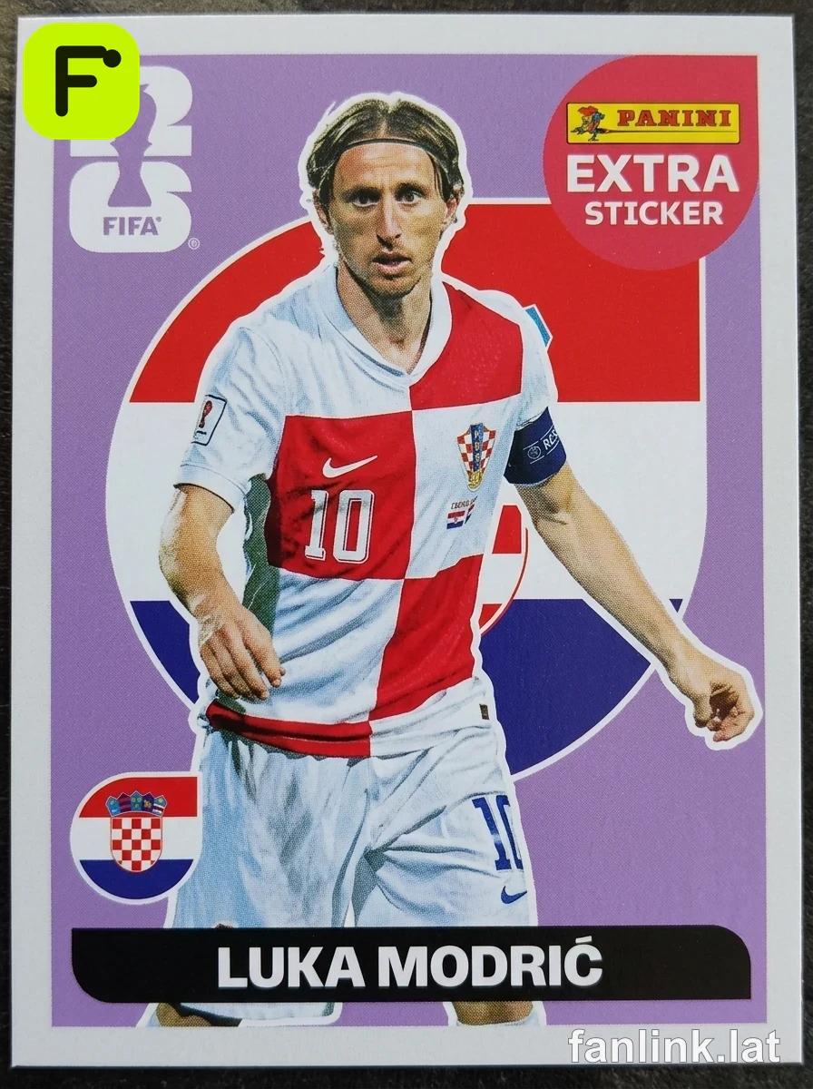Luka Modrić #EXTRA16 — Lámina Panini FIFA World Cup 2026