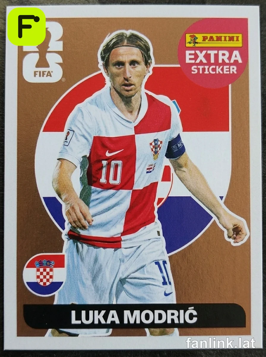 Luka Modrić (Bronze) #EXTRA16B — Lámina Panini FIFA World Cup 2026