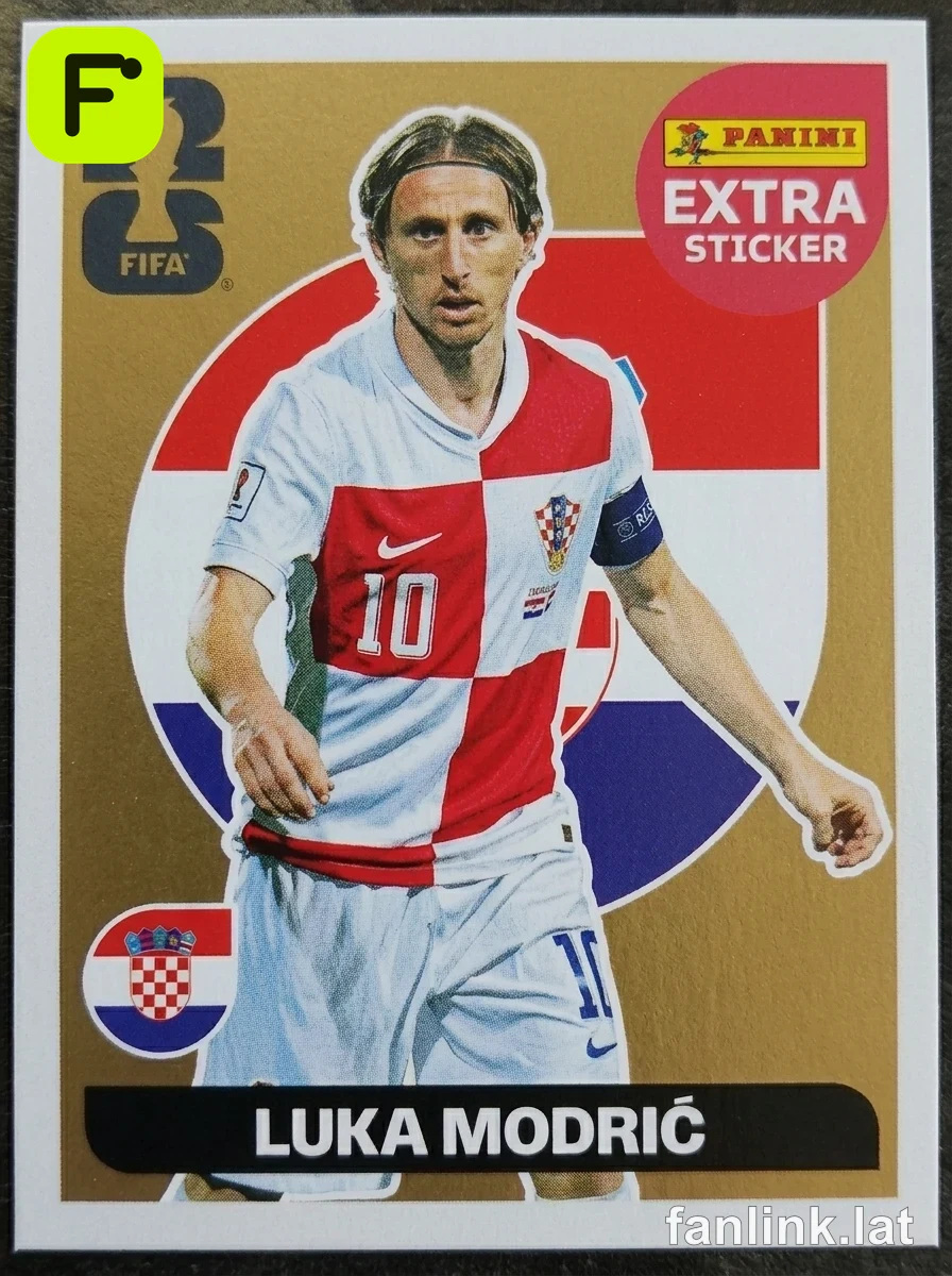 Luka Modrić (Gold) #EXTRA16G — Lámina Panini FIFA World Cup 2026