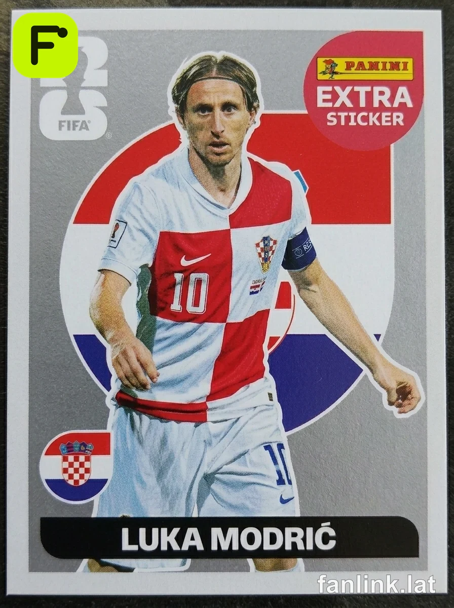 Luka Modrić (Silver) #EXTRA16S — Lámina Panini FIFA World Cup 2026