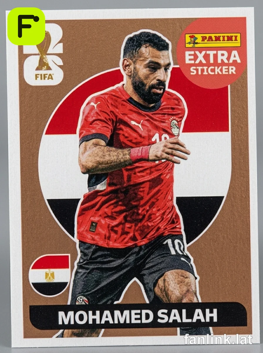 Mohamed Salah (Bronze) #EXTRA17B — Lámina Panini FIFA World Cup 2026