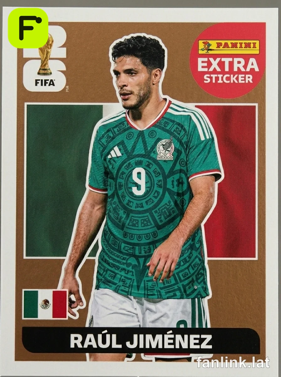 Raúl Jiménez (Bronze) #EXTRA19B — Lámina Panini FIFA World Cup 2026