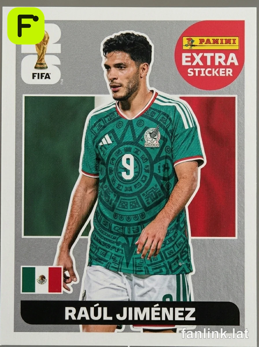 Raúl Jiménez (Silver) #EXTRA19S — Lámina Panini FIFA World Cup 2026