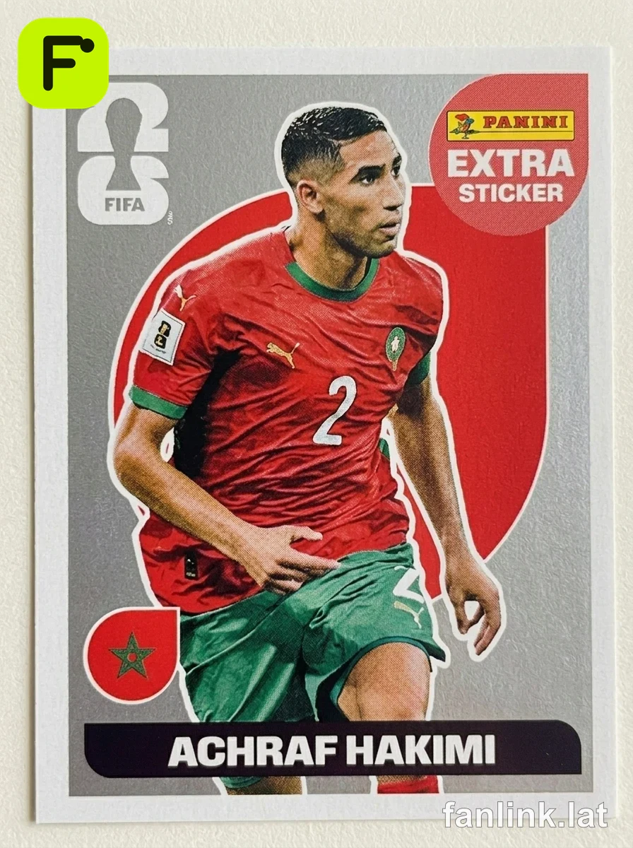 Achraf Hakimi (Silver) #EXTRA1S — Lámina Panini FIFA World Cup 2026