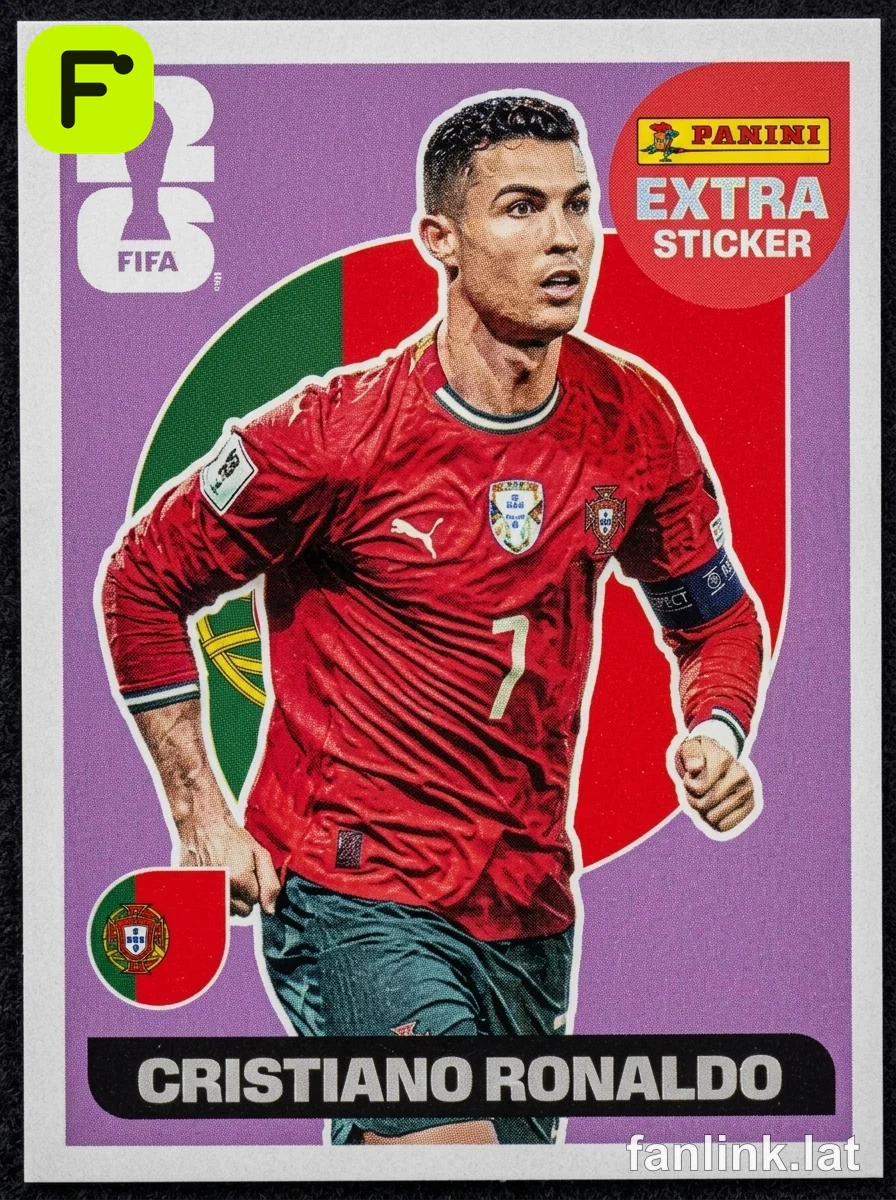 Cristiano Ronaldo #EXTRA5 — Lámina Panini FIFA World Cup 2026