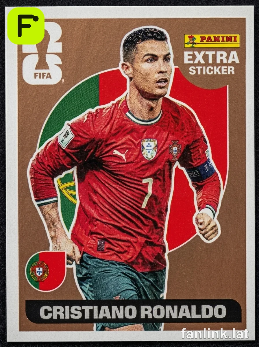 Cristiano Ronaldo (Bronze) #EXTRA5B — Lámina Panini FIFA World Cup 2026