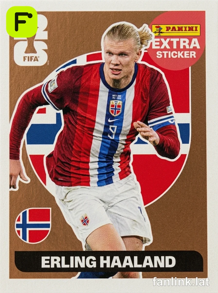Erling Haaland (Bronze) #EXTRA6B — Lámina Panini FIFA World Cup 2026