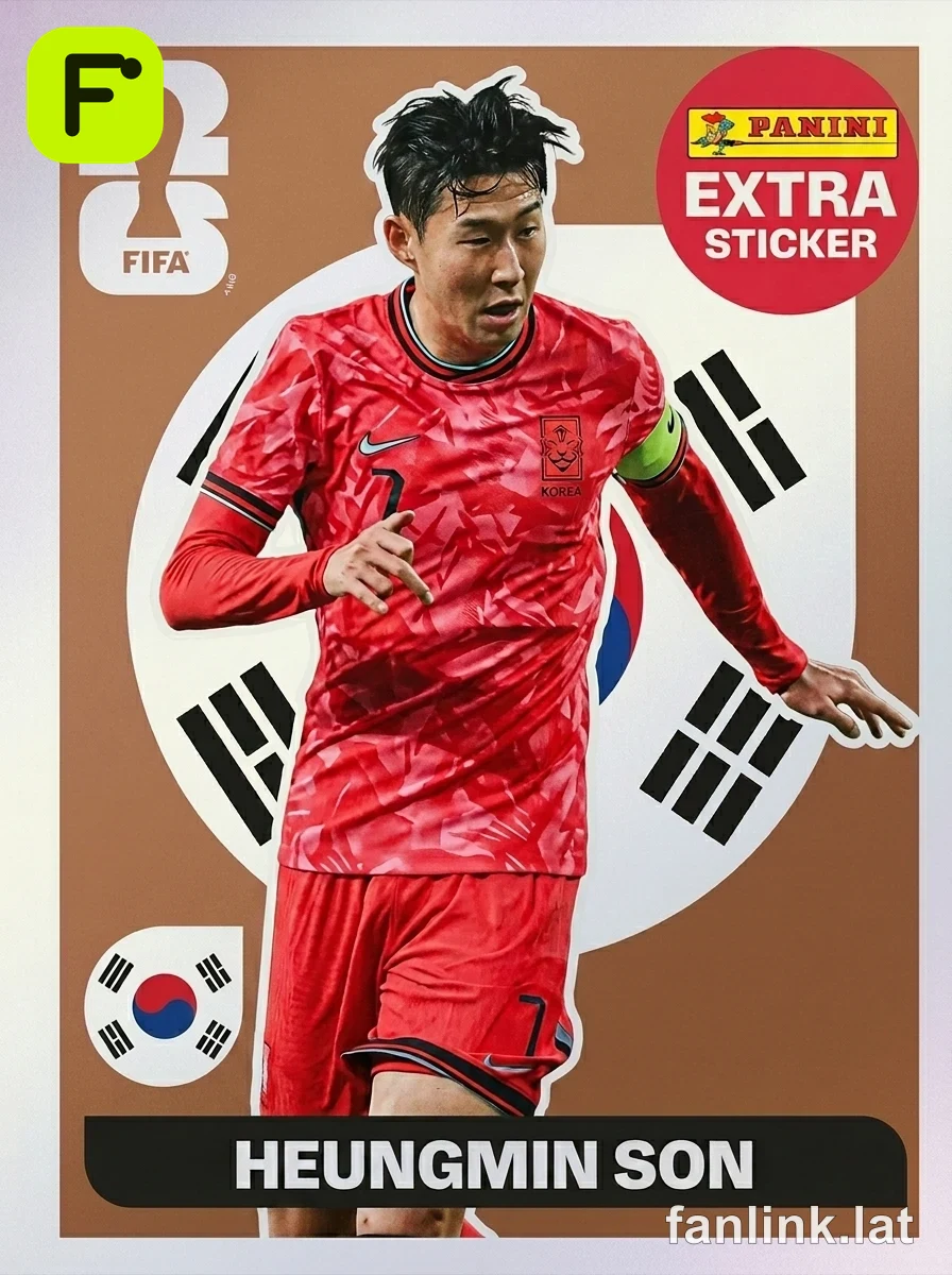 Heung-min Son (Bronze) #EXTRA9B — Lámina Panini FIFA World Cup 2026